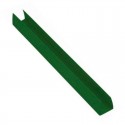 PERFIL PLASTICO -U- VERDE 212CM.