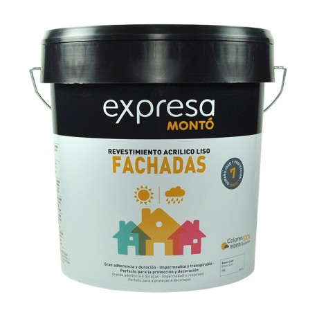 Pintura blanca fachadas Expresa Montó
