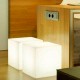 Lámpara cubo decorativa LED Cuby