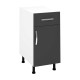 Mueble para cocina bajo 1 puerta 1 cajón