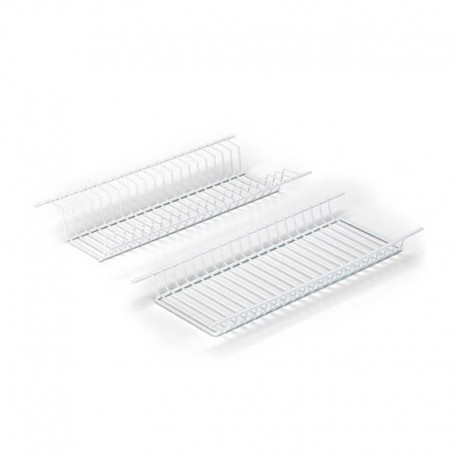 Juego escurre vasos y platos de alambre/PVC