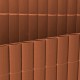 Cañizo PVC doble cara marrón 12mm