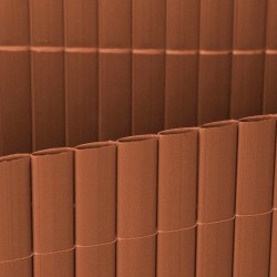 Cañizo PVC doble cara marrón 12mm