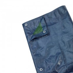 Toldo reforzado 70gr azul/verde