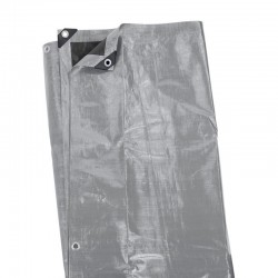Toldo reforzado 180gr gris/negro
