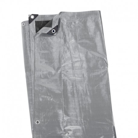 Toldo reforzado 180gr gris/negro