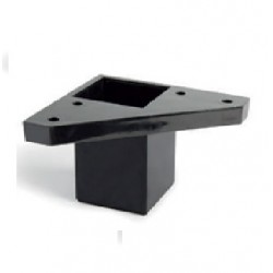 Pata 40x40 ABS negro