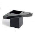 Pata 40x40 ABS negro