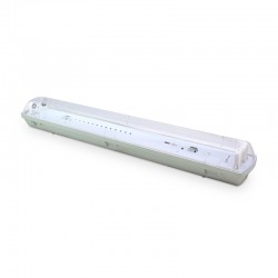 Pantalla estanca para 2 tubos LED T8