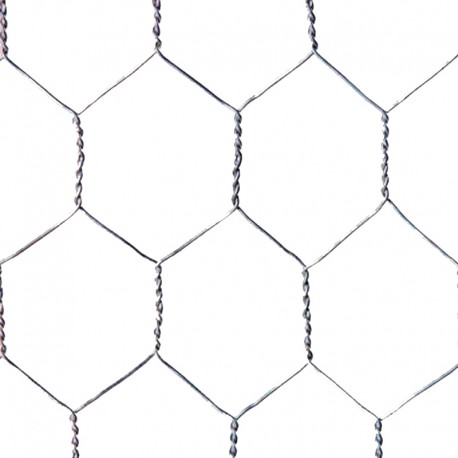 Malla metálica hexagonal 25mm