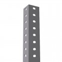 Barra metal galvanizada para estantería