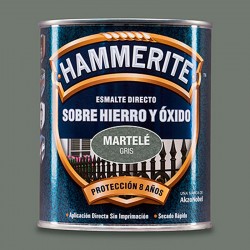 Pintura esmalte martelé gris Hammerite