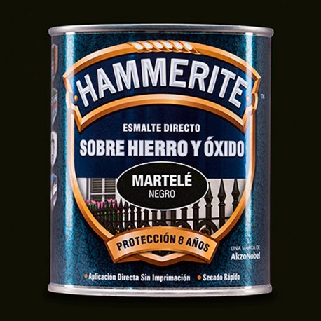 Pintura esmalte martelé negro Hammerite