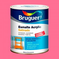 Esmalte acrílico satinado fucsia