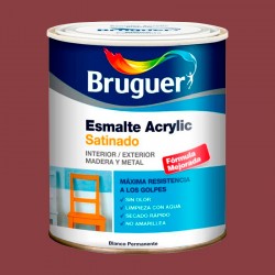 Esmalte acrílico satinado granate