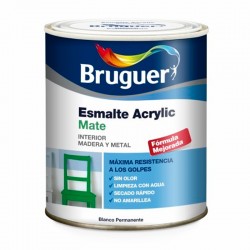 Esmalte acrílico mate blanco