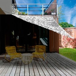 Toldo vela triangular camuflaje 3,6m