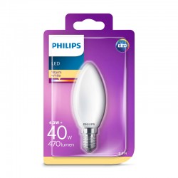 Bombilla vela LED E14 4,3W 470lm
