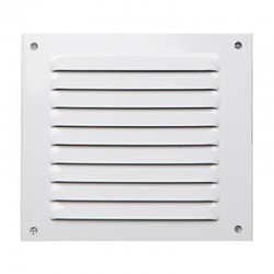 Rejilla de ventilación aluminio blanca