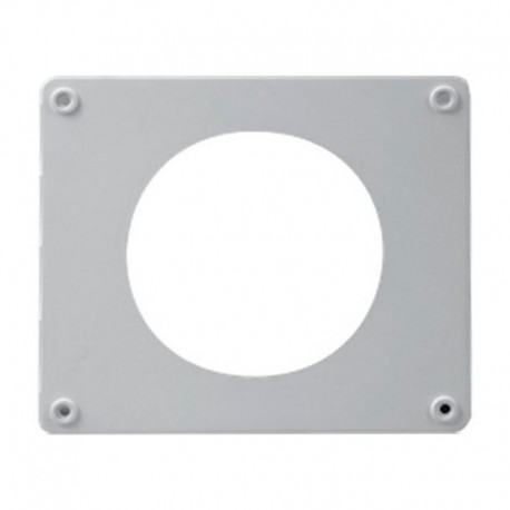 Remate de pared redondo de PVC