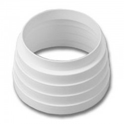 Aro reductor de PVC blanco
