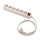 Base Schuko 6t + interruptor ECO Famatel
