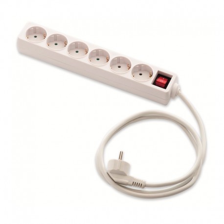 Base Schuko 6t + interruptor ECO Famatel