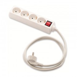 Base Schuko 4t + interruptor ECO Famatel
