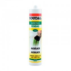 Masilla acrílica para grietas Soudal