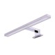 Aplique LED cromo para espejo de baño