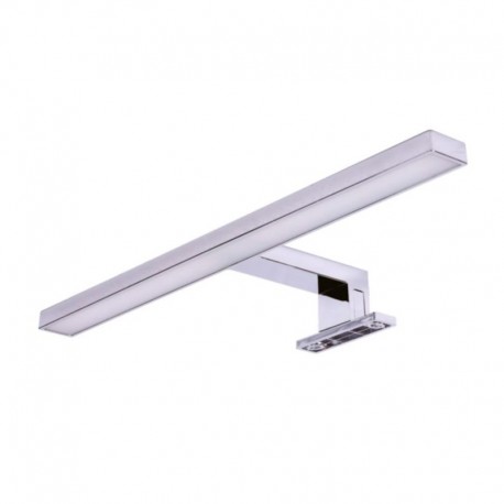 Aplique LED cromo para espejo de baño