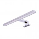 Aplique LED cromo para espejo de baño