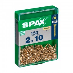 Tornillo cabeza plana yellox 150 UDS Spax