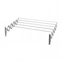 Tendedero extensible de aluminio 5 varillas para pared