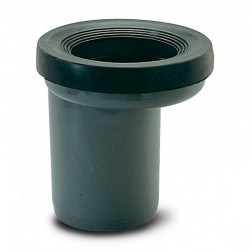 Manguito excéntrico de PVC para inodoro