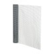 Malla cuadrada de plástico gris 1x5m