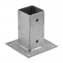 Anclaje metálico para poste de pérgola