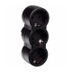 Adaptador triple Schuko frontal Legrand