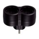 Adaptador doble Schuko frontal Legrand