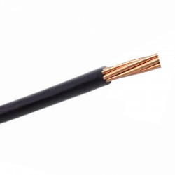 Cable unipolar flexible H07V-K negro