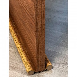 Burlete doble rollo bajo puerta de PVC 95cm
