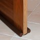 Burlete doble rollo bajo puerta de PVC 95cm