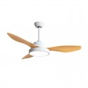 Ventilador de techo DC con luz led + mando Ø120cm Hayate