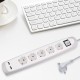 Base Schuko 5T + interruptor + 2USB