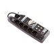 Base Schuko 5T + interruptor + 2USB