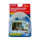 Burlete adhesivo de silicona para bajo puerta 6m
