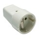 Base enchufe móvil aérea c/TT 16A-250V