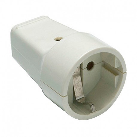 Base enchufe móvil aérea c/TT 16A-250V
