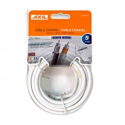 Cable coaxial 19VAtC colgable blanco