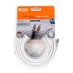 Cable coaxial 19VAtC colgable blanco